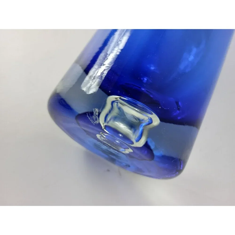 Blue Cobalt Glass Vase 10
